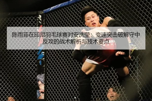 陈雨菲在印尼羽毛球赛对安洗莹：变速突击破解守中反攻的战术解析与技术要点